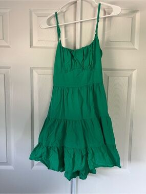 Blanco by Nature green mini dress